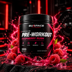 SuSpace Pre-Workout – Blue Raspberry (300 g)